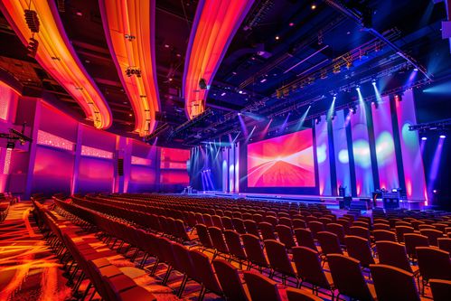 寬敞的音樂廳舞臺場景攝影圖片 攝影圖 下載至來源處